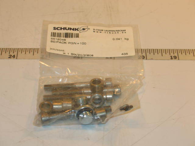 New schunk 2-finger pneumatic parallel gripper pgn 100+