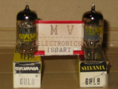 2 tubes 6HL8 sylvania - valvole rÃ¶hren lampes 