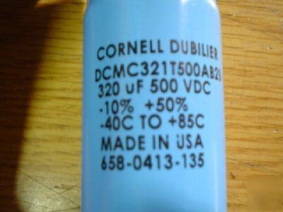 1 cde 500V 320UF computer grade bus capacitor 