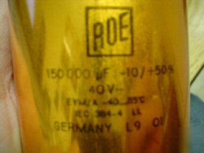 1 roe 40V 150000UF computer grade capacitor