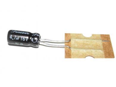 20X radial electrolytic capacitor 4.7UF/16V