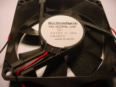 24 volt dc 0.06 amp muffin fan ( qty 10 ea )