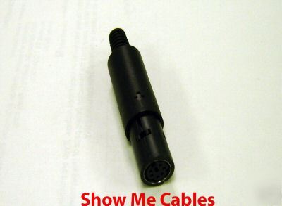 6 pin mini din circular female PS2 solder connector