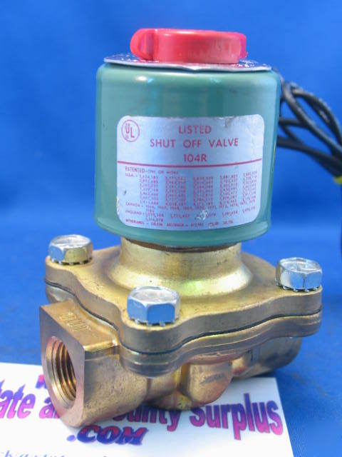 8210C93 asco red hat 104R shut off solenoid valve