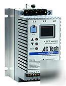 Ac tech sensorless vector drive inverter .5 hp .5HP vfd