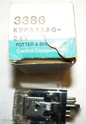 Amf potter & brumfield 3386 control relay 