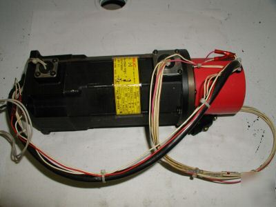 Fanuc ac servo motor o 1-0 A06B-0522-B351 red cap