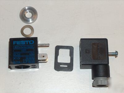 Festo coil msfg-24/42-50/60 valve plug and solenoid