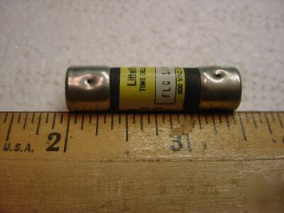 Flq-9 9 amp 500 volt midget slo-blo fuse (qty 6 ea)