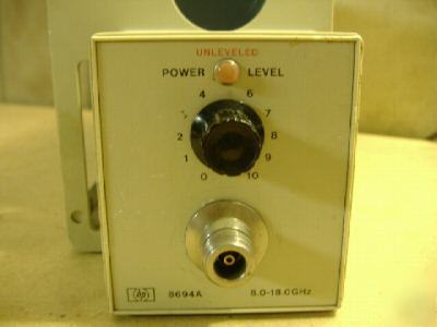 Hewlett packard hp 8694A 8.0-18.0 ghz plug-in