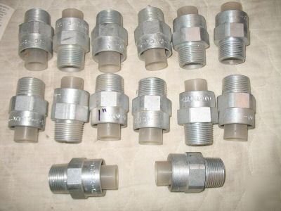 Lot of 14 thredmaker conduit fittings connectors 1