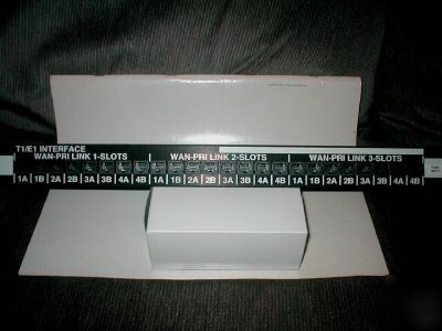 Motorola DS1 interface panel 3 slot 8 ports each 