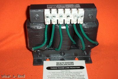 New baldor LRAC02502 3 ph reactor inductor warranty 