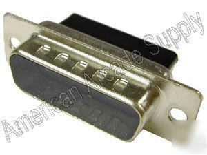 New db-15 male crimp connector, arcade, 8 liner, d-sub