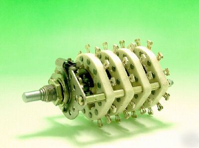 New rotary switch -russia - 8 pole 5 positions lot of 6