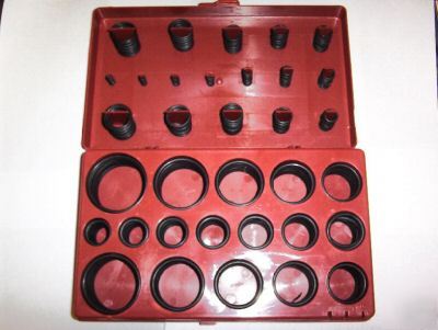 407PC professional o-ring on assortment red snap case 