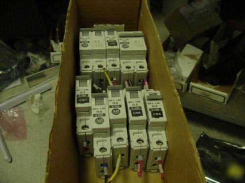 Allen bradley 1492-CB1 G150 circuit breaker lot qty 8 >