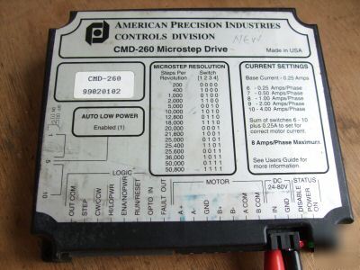 American precision cmd-260 microstep drive