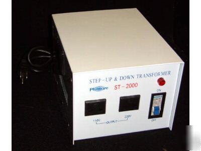 New 2000 watt 110/220 step up/down transformer
