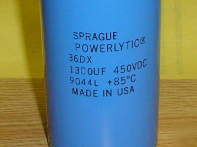New 5 sprague 450V 1300UF computer grade bus capacitor 