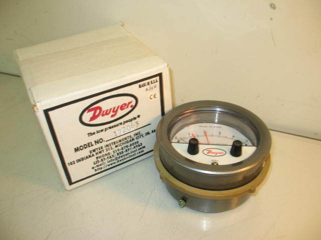 New dwyer differential pressure gage 172063 0-5 in wc 