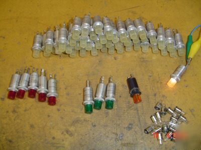 Pilot lights panel mount 54 with extra bulbs looook@@