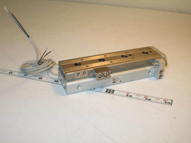 Smc pneumatic air linear guided table slide MXQ12-75