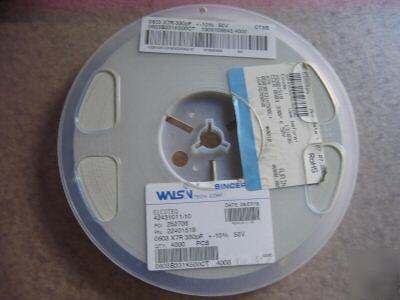 Smd 0603 330PF 50V - capacitor qty 4000 - msrp $224