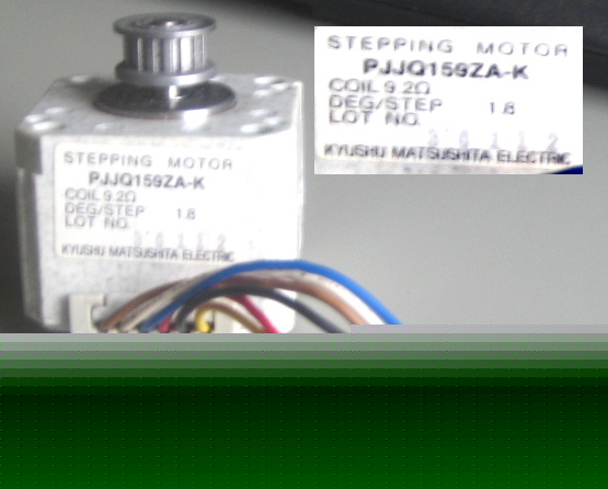 Stepping motor: kyushu matsushita electric PJJQ159ZA-k