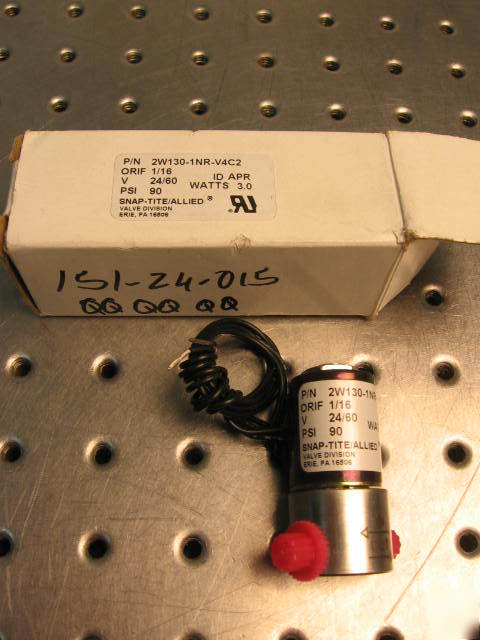 G34353 snap-tite / allied valve model 2W130-1NR-V4C2