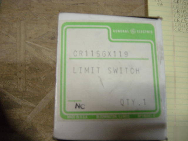 General electric CR115GX119 limit switch