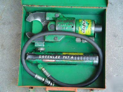 Greenlee model 767 hydraulic cable cutter good shape 