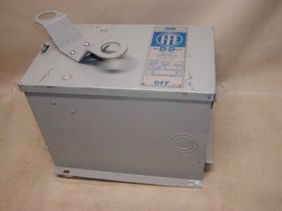 Ite bus plug in buss box 30 amp 3 phase, 575 v BOS14351