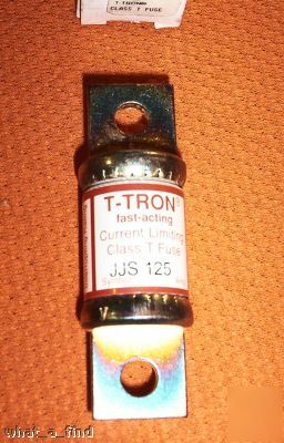 New buss t-tron jjs-125 fuse jjs 125 amp class t 