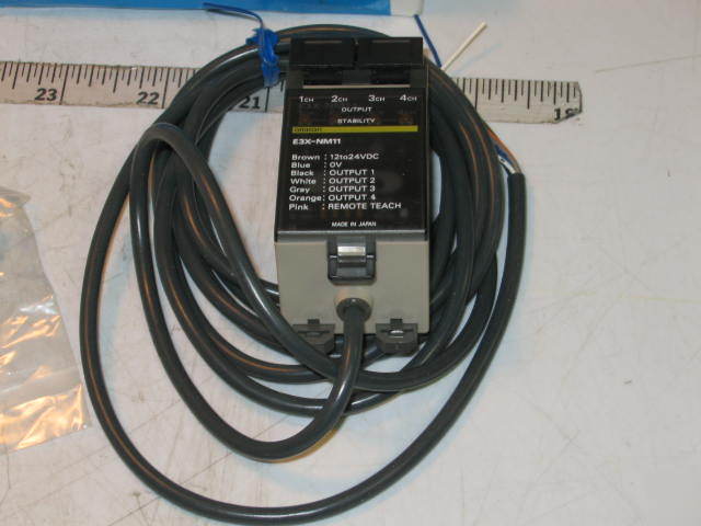 New omron 4 channel fiber optic sensor E3X-NM11