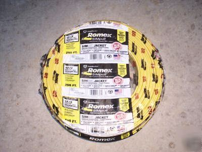 Romex 12/2 nm-b indoor electrical wire 50 ft box ground