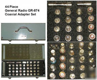 06-02649 44-pc general radio gr-874 coaxial adapter set