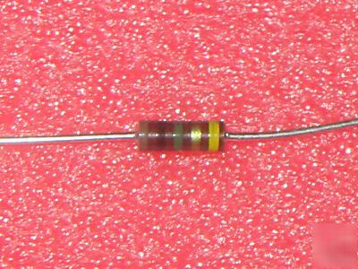 1M ohm 5% 1/4W carbon comp resistors ab JANRCR07G105JS