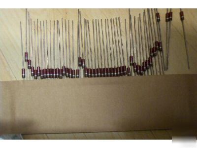 25 allen bradley mil spec cb resistors 75 ohm 5% 1/4W