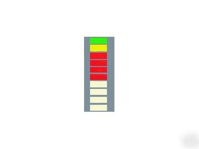 MV5H164 bargraph display 10 multi-color leds - nos