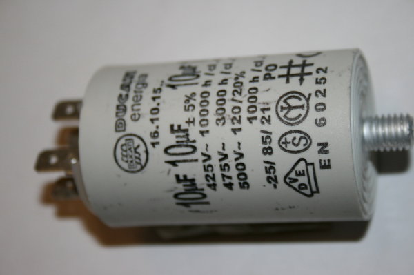 10MFD 500V motor capacitor BSB5A