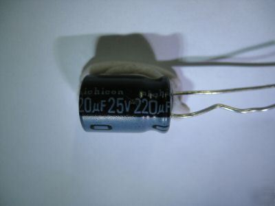 220UF 50V nichicon alum electr radial capacitors 50PCS