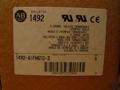 Allen-bradley 1492-AIFM6TC-3 1492AIFM6TC3