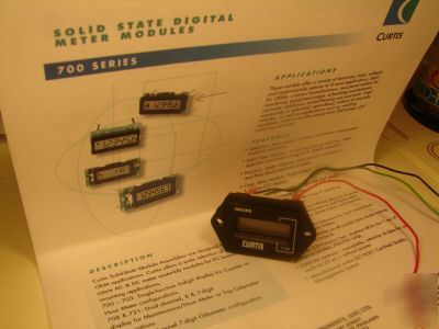 Cnc machine hour meter display