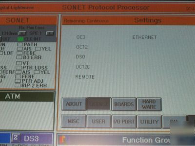 Digital lightwave asa-pkg-OC12 network information nic