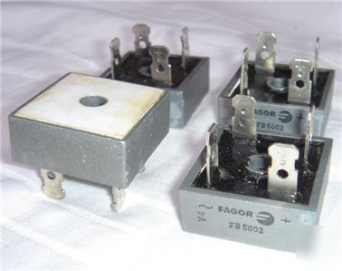 Fagor FB5002 200V 50AMP 50A bridge rectifiers x 4