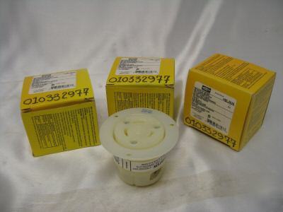 Hubbell HBL2626 30A 250V L6-30R twist lock receptacle