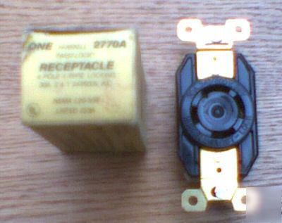 Hubbell HBL2770 30 a 347/600 v 3 ph L20-30R receptacle
