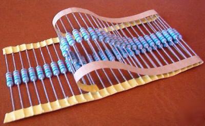 Lot of 50 resistors 56K ohm 1 watt 5% bonus chart 
