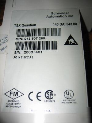 Modicon 140 dai 543-00 115V in 140DAI54300